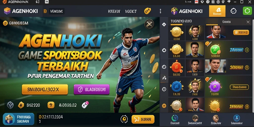 Tampilan gameplay AGENHOKI yang menarik dan interaktif.