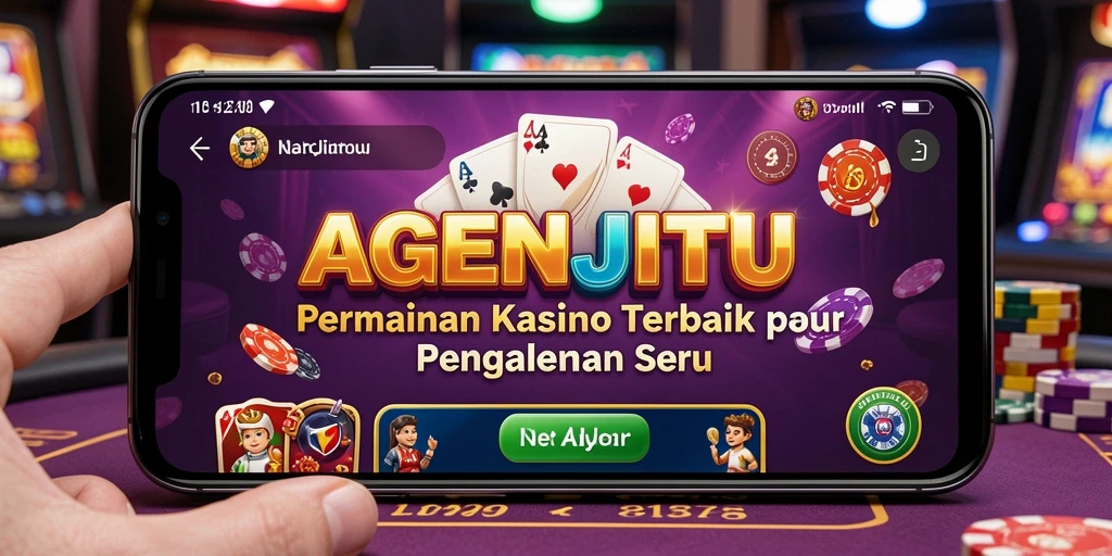 Tampilan gameplay seru AGENJITU untuk pengalaman Kasino mendebarkan.