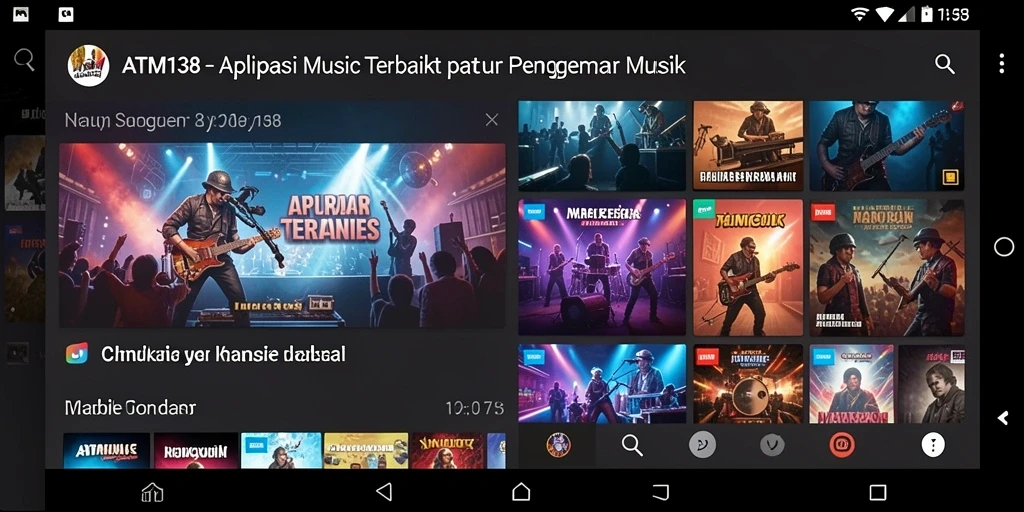 Screenshot utama ATM138 menampilkan gameplay seru dan interaktif di dunia musik.
