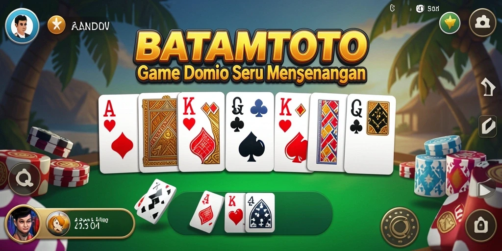 Tangkapan layar gameplay BATAMTOTO menampilkan suasana seru permainan Domino.