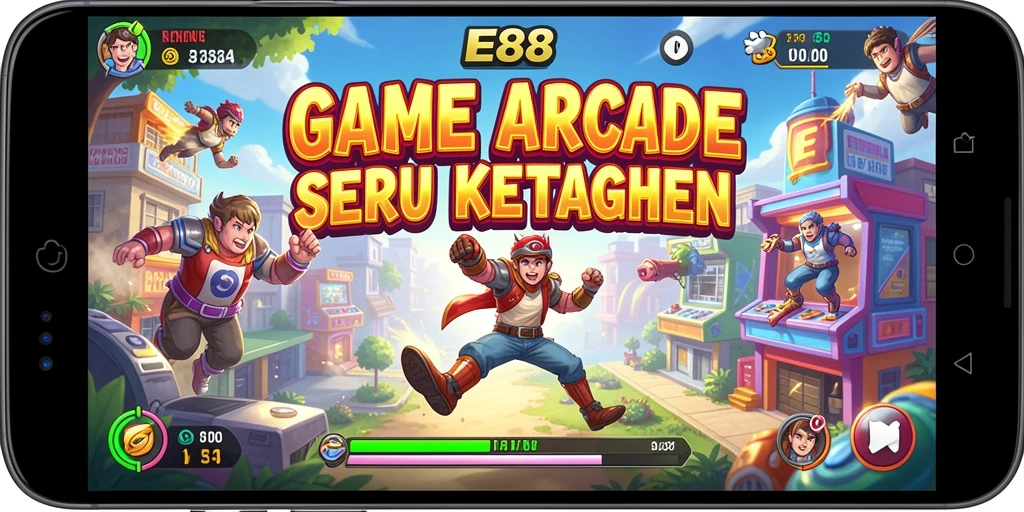 Tampilan gameplay E88 yang penuh aksi dan tantangan seru.