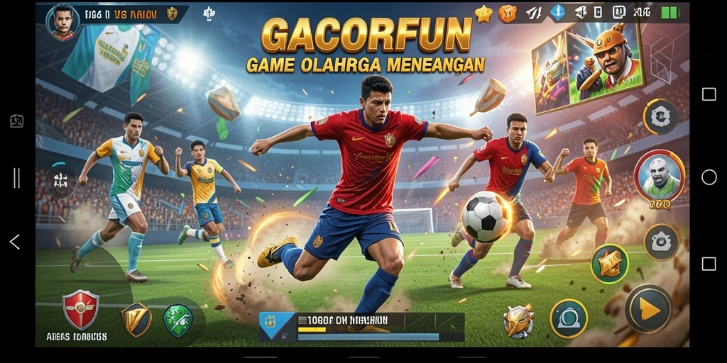 Tampilan gameplay GACORFUN yang seru dan menegangkan.