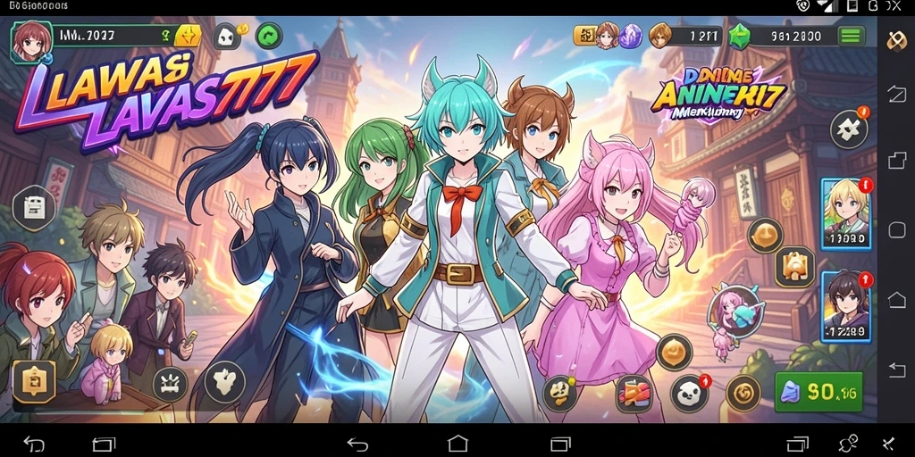 Gameplay LAWAS777 dengan grafis anime yang mengagumkan.
