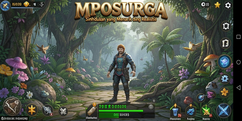 Tampilan gameplay MPOSURGA yang menarik dan interaktif.