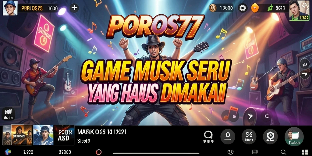 Tampilan gameplay POROS77 yang interaktif dan seru.