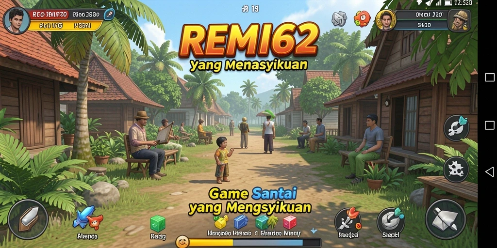 Screenshot gameplay REMI62 yang menampilkan aksi seru dan santai.