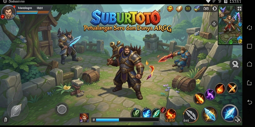 Tampilan seru gameplay ARPG SUBURTOTO yang memikat.