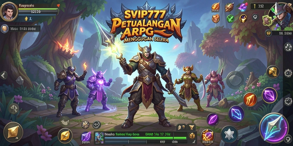 Screenshot gameplay menampilkan pertarungan epik dalam SVIP777.