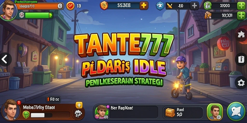 Tampilan menarik dari gameplay <strong>TANTE777</strong> yang menonjolkan aksi Idle.